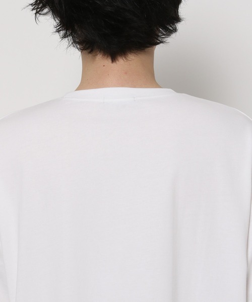 HARE（ハレ）の「メッシュキリカエカットソー(HARE)（Tシャツ/カットソー・メンズ・ブルー/ホワイト/グレー・FREE）」の14枚目の写真