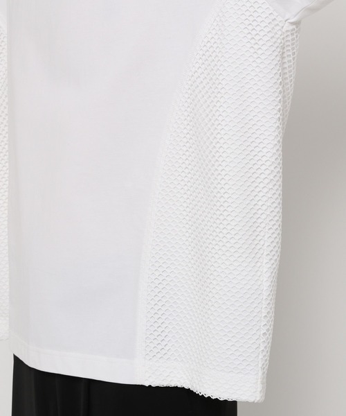 HARE（ハレ）の「メッシュキリカエカットソー(HARE)（Tシャツ/カットソー・メンズ・ブルー/ホワイト/グレー・FREE）」の4枚目の写真