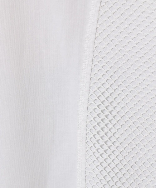 HARE（ハレ）の「メッシュキリカエカットソー(HARE)（Tシャツ/カットソー・メンズ・ブルー/ホワイト/グレー・FREE）」の5枚目の写真