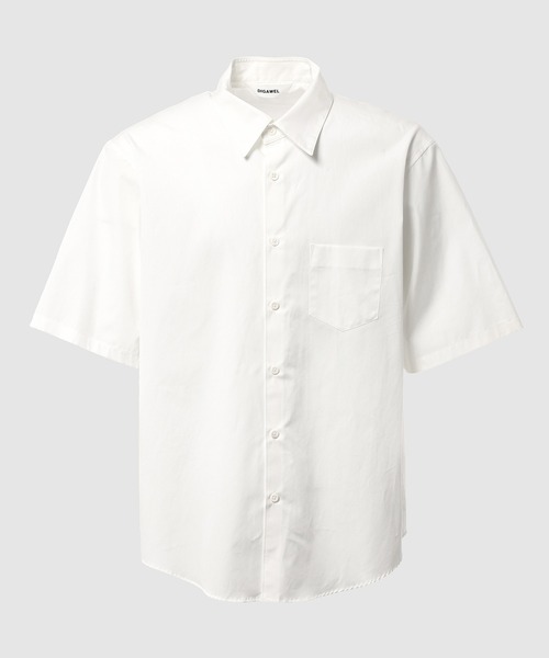 DIGAWEL（ディガウェル）の「S/S Shirt (generic) ④ broadcloth（シャツ/ブラウス・メンズ・ホワイト/ブラック/ライラック・2）」の1枚目の写真