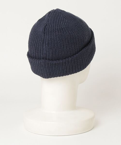 KIJIMA TAKAYUKI(キジマ タカユキ)の「KIJIMA TAKAYUKI / COTTON ACRYLIC WATCH CAP(キャップ・メンズ・ネイビー/ライトグリーン・FREE)」の8枚目の写真