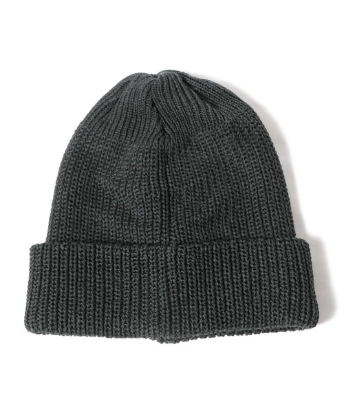 KIJIMA TAKAYUKI(キジマ タカユキ)の「KIJIMA TAKAYUKI / COTTON ACRYLIC WATCH CAP(キャップ・メンズ・ネイビー/ライトグリーン・FREE)」の3枚目の写真