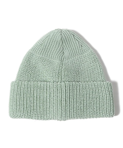 KIJIMA TAKAYUKI(キジマ タカユキ)の「KIJIMA TAKAYUKI / COTTON ACRYLIC WATCH CAP(キャップ・メンズ・ネイビー/ライトグリーン・FREE)」の5枚目の写真