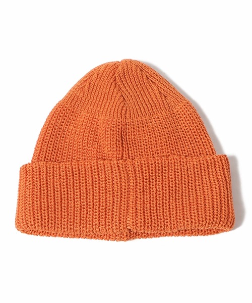 KIJIMA TAKAYUKI(キジマ タカユキ)の「KIJIMA TAKAYUKI / COTTON ACRYLIC WATCH CAP(キャップ・メンズ・ネイビー/ライトグリーン・FREE)」の6枚目の写真