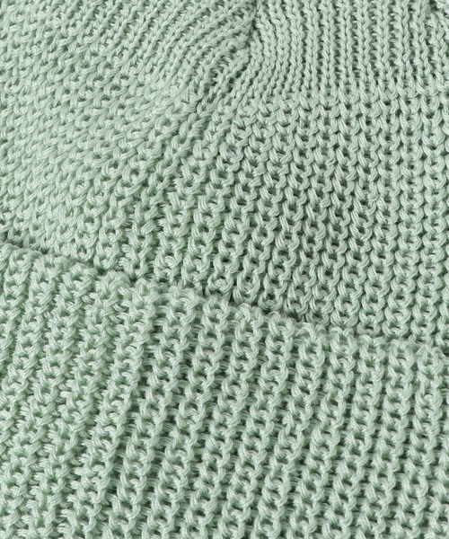 KIJIMA TAKAYUKI(キジマ タカユキ)の「KIJIMA TAKAYUKI / COTTON ACRYLIC WATCH CAP(キャップ・メンズ・ネイビー/ライトグリーン・FREE)」の7枚目の写真