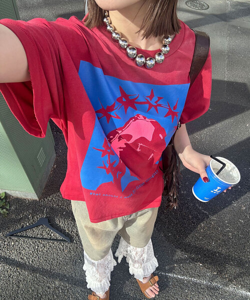 RePRODUCTION LABEL（リプロダクションレーベル）の「【RePRODUCTION LABEL / リプロダクションレーベル】アソートヴィンテージフェードTEE（Tシャツ/カットソー・レディース・ホワイト系その他2/ブルー/インディゴブルー/ブラック/チャコールグレー/ベージュ/ホワイト/ピンク/シルバー/クリア/アイボリー/ブラック系その他/ホワイト系その他/グレー/レッド/オフホワイト/ネイビー/ダークグレー/ダークブルー/ホワイト系その他3・FREE）」の19枚目の写真