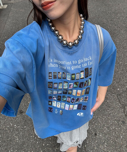 RePRODUCTION LABEL（リプロダクションレーベル）の「【RePRODUCTION LABEL / リプロダクションレーベル】アソートヴィンテージフェードTEE（Tシャツ/カットソー・レディース・ホワイト系その他2/ブルー/インディゴブルー/ブラック/チャコールグレー/ベージュ/ホワイト/ピンク/シルバー/クリア/アイボリー/ブラック系その他/ホワイト系その他/グレー/レッド/オフホワイト/ネイビー/ダークグレー/ダークブルー/ホワイト系その他3・FREE）」の16枚目の写真