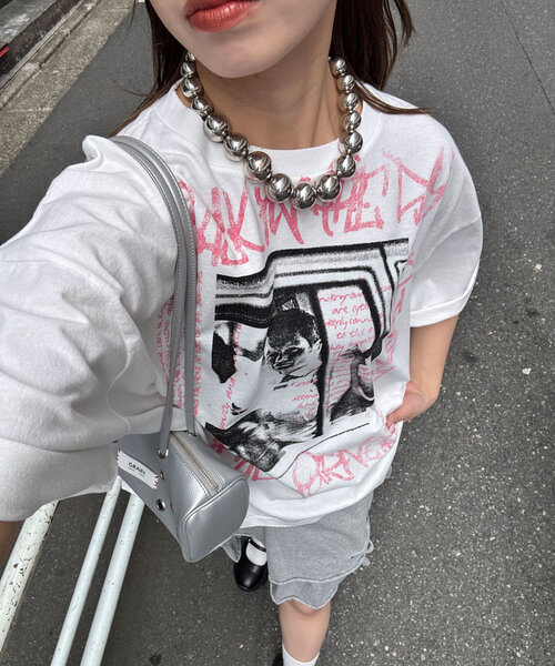 RePRODUCTION LABEL（リプロダクションレーベル）の「【RePRODUCTION LABEL / リプロダクションレーベル】アソートヴィンテージフェードTEE（Tシャツ/カットソー・レディース・ホワイト系その他2/ブルー/インディゴブルー/ブラック/チャコールグレー/ベージュ/ホワイト/ピンク/シルバー/クリア/アイボリー/ブラック系その他/ホワイト系その他/グレー/レッド/オフホワイト/ネイビー/ダークグレー/ダークブルー/ホワイト系その他3・FREE）」の7枚目の写真