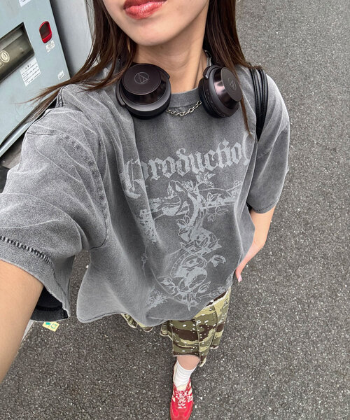 RePRODUCTION LABEL（リプロダクションレーベル）の「【RePRODUCTION LABEL / リプロダクションレーベル】アソートヴィンテージフェードTEE（Tシャツ/カットソー・レディース・ホワイト系その他2/ブルー/インディゴブルー/ブラック/チャコールグレー/ベージュ/ホワイト/ピンク/シルバー/クリア/アイボリー/ブラック系その他/ホワイト系その他/グレー/レッド/オフホワイト/ネイビー/ダークグレー/ダークブルー/ホワイト系その他3・FREE）」の12枚目の写真