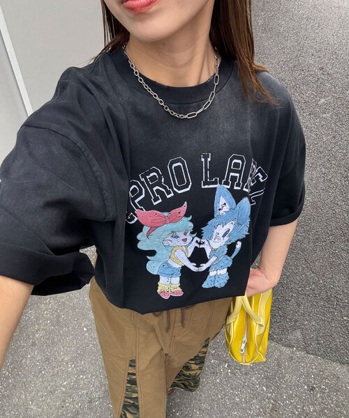 RePRODUCTION LABEL（リプロダクションレーベル）の「【RePRODUCTION LABEL / リプロダクションレーベル】アソートヴィンテージフェードTEE（Tシャツ/カットソー・レディース・ホワイト系その他2/ブルー/インディゴブルー/ブラック/チャコールグレー/ベージュ/ホワイト/ピンク/シルバー/クリア/アイボリー/ブラック系その他/ホワイト系その他/グレー/レッド/オフホワイト/ネイビー/ダークグレー/ダークブルー/ホワイト系その他3・FREE）」の8枚目の写真