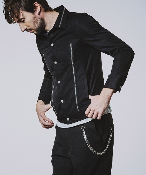 NO ID.（ノーアイディ）の「mko12892-ﾌﾗｯﾄﾘﾝｸｳｫﾚｯﾄﾁｪｰﾝ（ウォレットチェーン・メンズ・シルバー・ONE SIZE）」の4枚目の写真