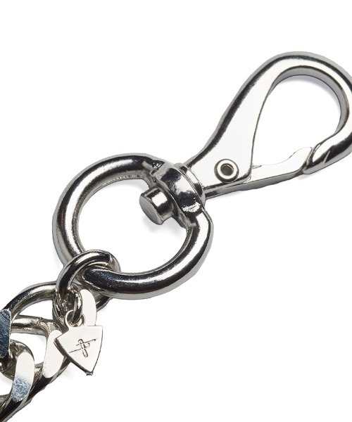 NO ID.（ノーアイディ）の「mko12892-ﾌﾗｯﾄﾘﾝｸｳｫﾚｯﾄﾁｪｰﾝ（ウォレットチェーン・メンズ・シルバー・ONE SIZE）」の14枚目の写真