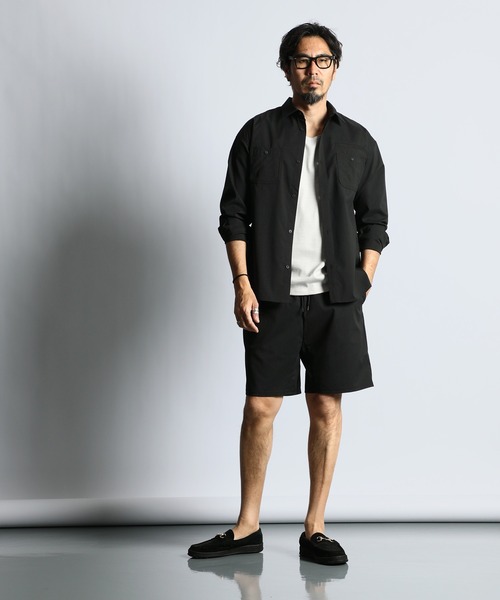 COOLMAX SEERSUCKER SETUP SHIRT：セットアップ クールマックス