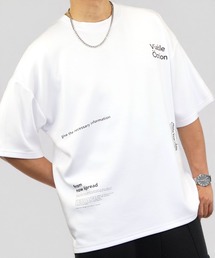 【GROOVY STORE】スムースダンボール オーバーサイズ プリントカットソー 接触冷感 UVカット