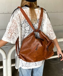 rire（リル）の「フラップポケット3WAYトートバッグ（トートバッグ）」