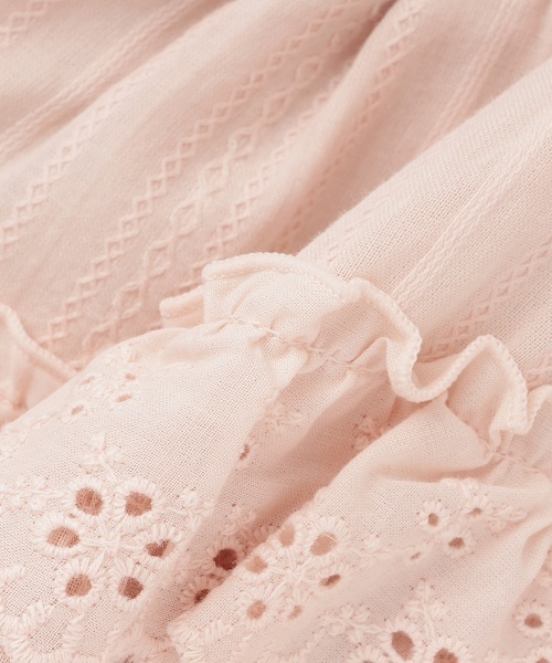 petit main（プティマイン）の「【リンク】レースフリルスカート(キッズ)（スカート・キッズ・ブルー/オフホワイト/ピンク・100cm/130cm/120cm/110cm/90cm/80ｃｍ）」の13枚目の写真