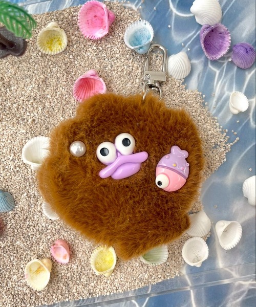 セール】WEGO/ミニフレッシュシェルモンスターぬいぐるみキーホルダー