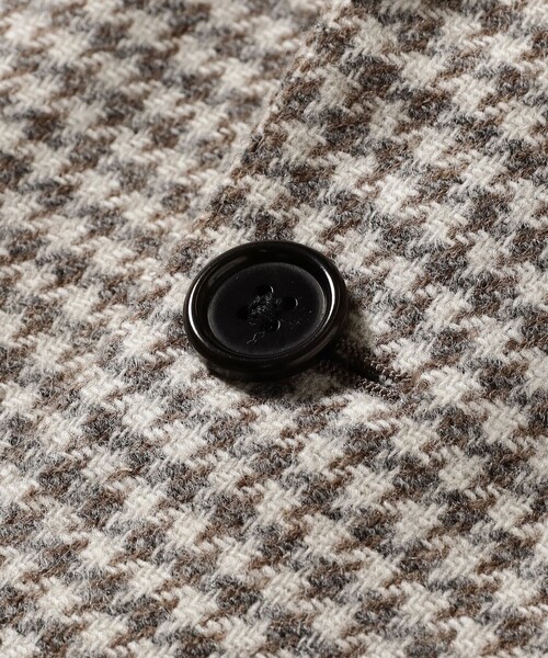 BEAMS F（ビームスエフ）の「EASY BOTTOLI ウール ハウンドトゥース ジャケット（その他アウター・メンズ・グレー系その他・44/46/50/52）」の7枚目の写真