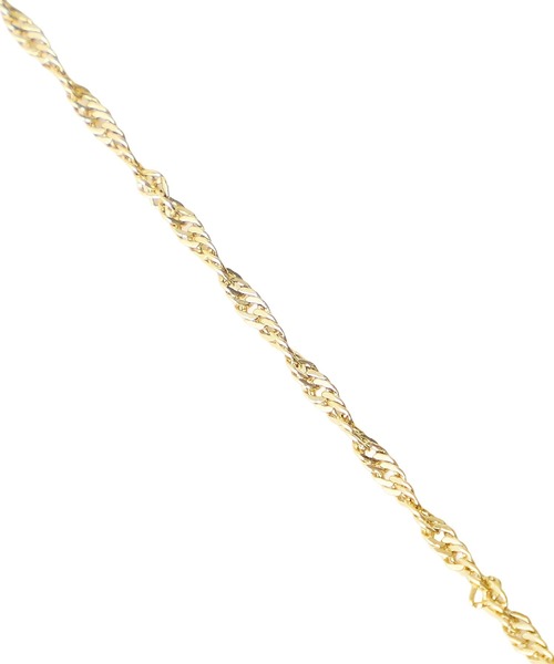 X-girl（エックスガール）の「MILLS LOGO AND HEART NECKLACE（ネックレス・レディース・シルバー/ゴールド・ONE SIZE）」の5枚目の写真