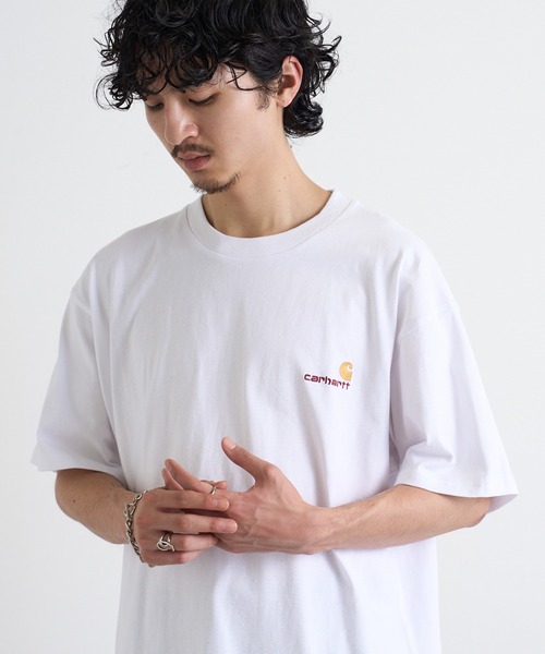 【Carhartt】SALE!! カーハート Script 刺繍ロゴ Tシャツ セール】【Carhartt WIP】Script SS TEE i029956（Tシャツ