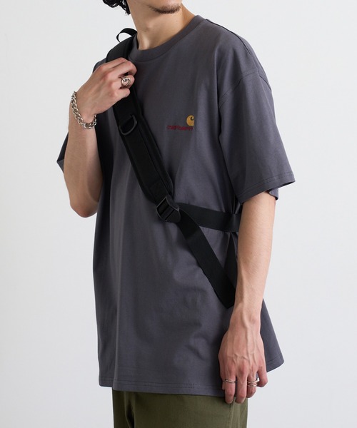 ★ドイツ発/送関込*Carhartt*新作*SCRIPTロゴ刺繍Tシャツ/WH★ Carhartt WIP tシャツ / カーハート ワークインプログレス：S/S