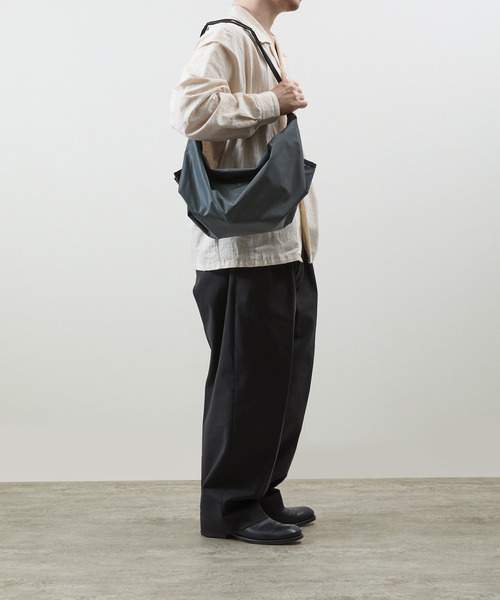 20/80(テゥエンティーエイティー)の「20/80 トゥエンティーエイティー / RIP STOP NYLON SLEEPING SHOULDER BAG S リップストップナイロンスリーピングショルダーバッグ / S113(ショルダーバッグ・メンズ・ブラック/ダークグレー・FREE)」の6枚目の写真