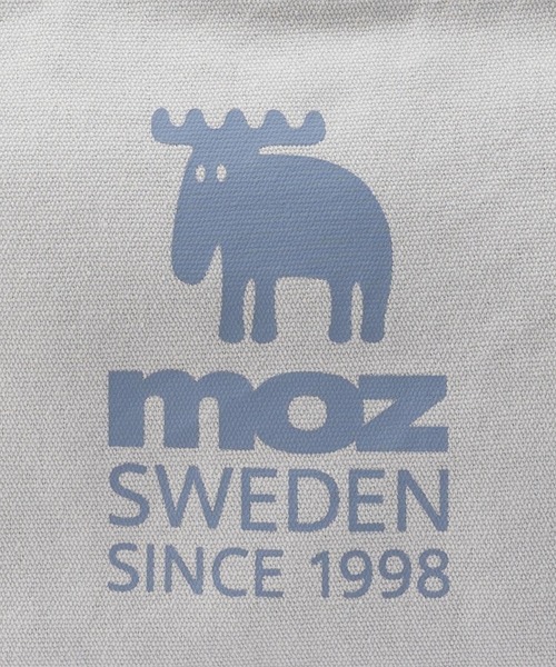 moz(モズ)の「moz モズ ファスナーの付いた帆布トートM(トートバッグ・レディース・ブラック/アイボリー/グレー・FREE)」の11枚目の写真