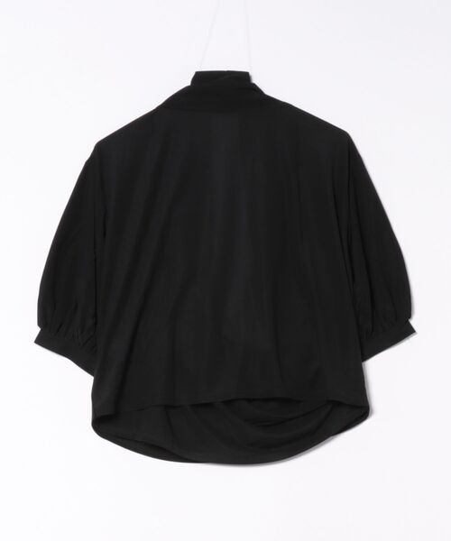 GOLDJAPAN(ゴールドジャパン)の「ストレッチカシュクールブラウス【大きいサイズ対応】(シャツ/ブラウス・レディース・ベージュ系/ブラック/オフホワイト・LL/3L/4L/5L)」の22枚目の写真
