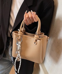 c.u.l | かぎチャーム付き スクエア― ショルダーバッグ cula1183(ショルダーバッグ)