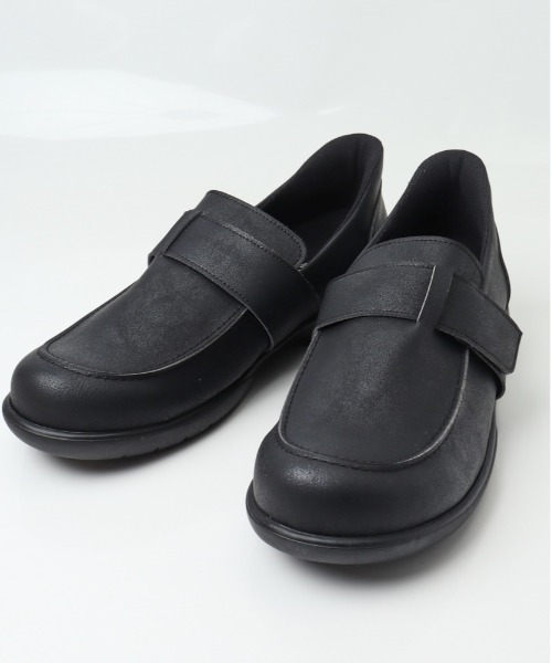 Re:getA(リゲッタ)の「Re:getA リゲッタ スットオン ワンベルトシューズ R-402M(ローファー・メンズ・ダークブラウン/カーキ/ブラック・27cm/26cm/25cm)」の6枚目の写真