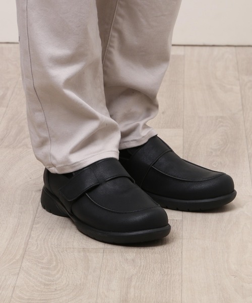 Re:getA(リゲッタ)の「Re:getA リゲッタ スットオン ワンベルトシューズ R-402M(ローファー・メンズ・ダークブラウン/カーキ/ブラック・27cm/26cm/25cm)」の8枚目の写真