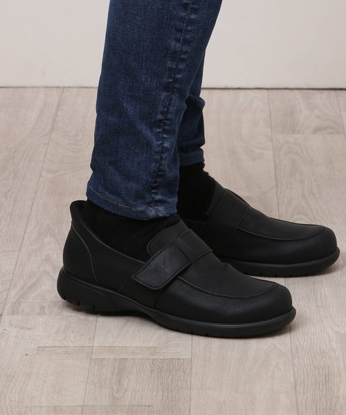 Re:getA(リゲッタ)の「Re:getA リゲッタ スットオン ワンベルトシューズ R-402M(ローファー・メンズ・ダークブラウン/カーキ/ブラック・27cm/26cm/25cm)」の9枚目の写真