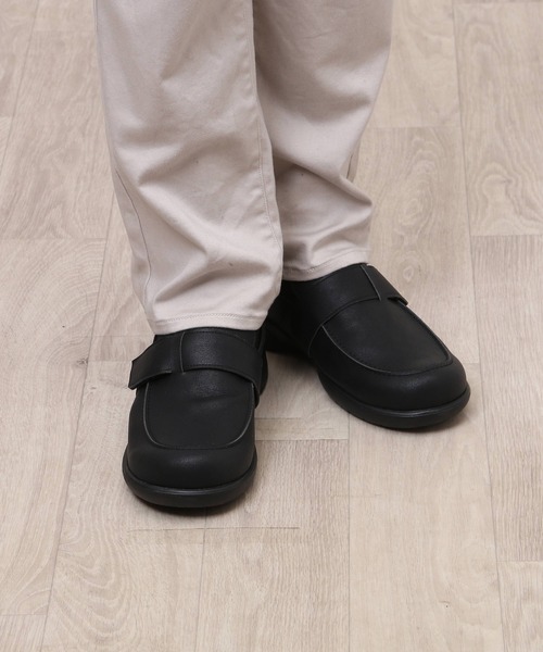 Re:getA(リゲッタ)の「Re:getA リゲッタ スットオン ワンベルトシューズ R-402M(ローファー・メンズ・ダークブラウン/カーキ/ブラック・27cm/26cm/25cm)」の10枚目の写真