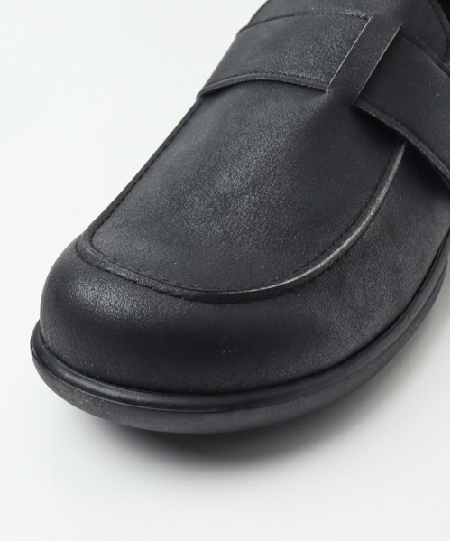 Re:getA(リゲッタ)の「Re:getA リゲッタ スットオン ワンベルトシューズ R-402M(ローファー・メンズ・ダークブラウン/カーキ/ブラック・27cm/26cm/25cm)」の13枚目の写真