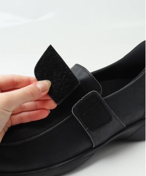 Re:getA(リゲッタ)の「Re:getA リゲッタ スットオン ワンベルトシューズ R-402M(ローファー・メンズ・ダークブラウン/カーキ/ブラック・27cm/26cm/25cm)」の14枚目の写真