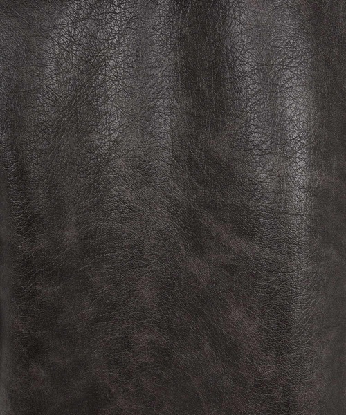 CAMBIO(カンビオ)の「mj10833- Vintage Like Synthetic Leather Volume Neck Short Length Blouson シンセティックレザーブルゾン(ブルゾン・メンズ・ブラック/ブラウン・S/M/L)」の19枚目の写真