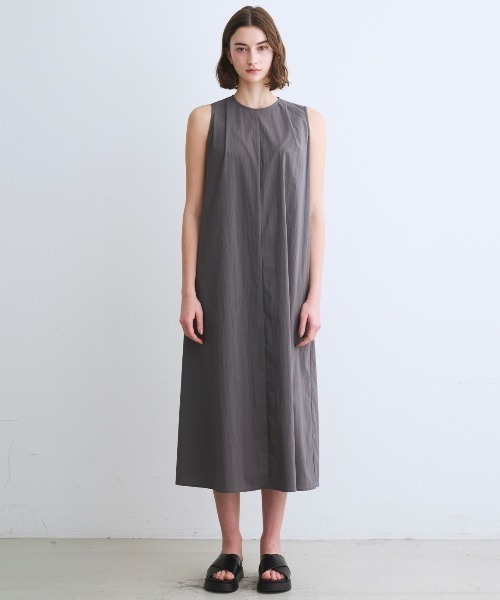 【美品】スリードッツ-three dots-オーガニックワンピース サイズS オーガニックコットン タートルネック｜three dots