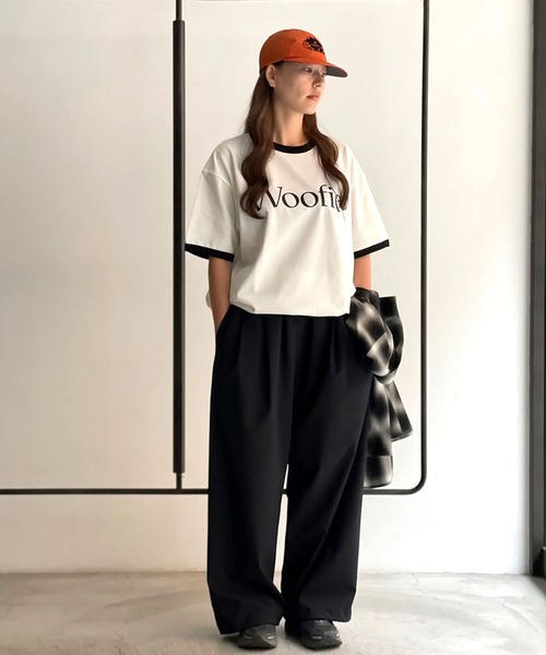 WISM(ウィズム)の「Woofietokyo / ウーフィトウキョウ Trim S/S Tee(Tシャツ/カットソー・メンズ・チョコ/ホワイト系その他・LARGE/MEDIUM)」の17枚目の写真