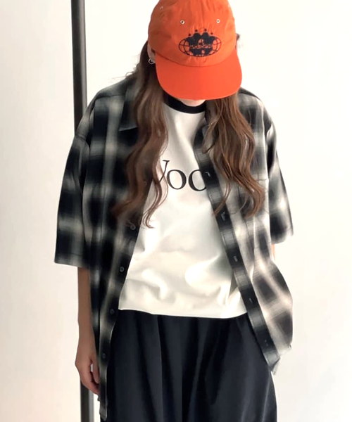 WISM(ウィズム)の「Woofietokyo / ウーフィトウキョウ Trim S/S Tee(Tシャツ/カットソー・メンズ・チョコ/ホワイト系その他・LARGE/MEDIUM)」の16枚目の写真