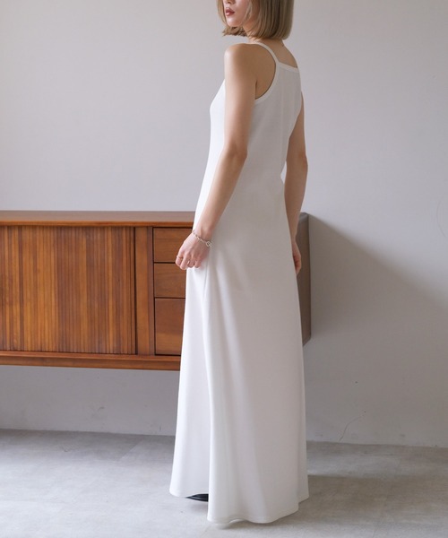 AKTE（アクテ）の「カップインタンクワンピース（ワンピース・レディース・ホワイト/ブラック・FREE/TALL）」の21枚目の写真