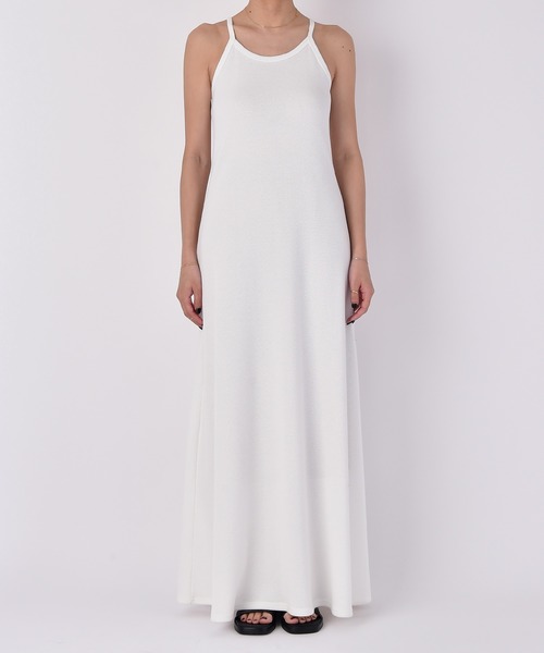 AKTE（アクテ）の「カップインタンクワンピース（ワンピース・レディース・ホワイト/ブラック・FREE/TALL）」の17枚目の写真