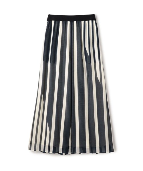 コットンシルクローン ワイドパンツ