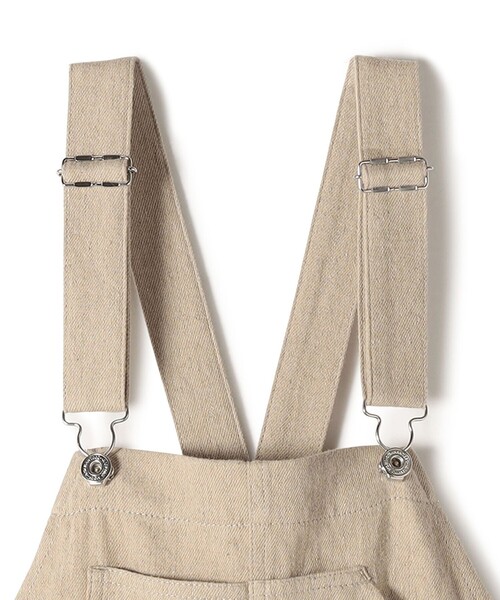 SHIPS（シップス）の「〈手洗い可能〉麻 コットン オールインワン（サロペット/オーバーオール・レディース・ダークグレー/ナチュラル・ONE SIZE）」の15枚目の写真