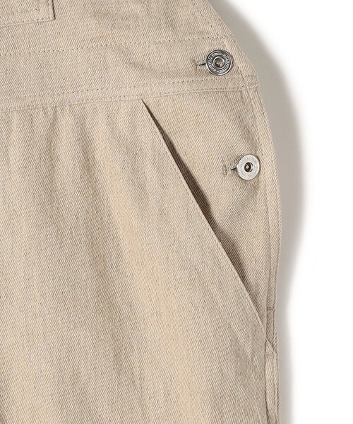 SHIPS（シップス）の「〈手洗い可能〉麻 コットン オールインワン（サロペット/オーバーオール・レディース・ダークグレー/ナチュラル・ONE SIZE）」の17枚目の写真