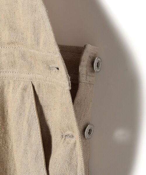 SHIPS（シップス）の「〈手洗い可能〉麻 コットン オールインワン（サロペット/オーバーオール・レディース・ダークグレー/ナチュラル・ONE SIZE）」の19枚目の写真