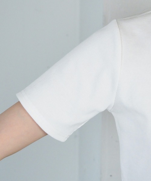 tiptop（ティップトップ）の「テレコレースアッププルオーバー（Tシャツ/カットソー・レディース・ブラック/オフホワイト/レッド/ホワイト系その他/イエロー・FREE）」の18枚目の写真