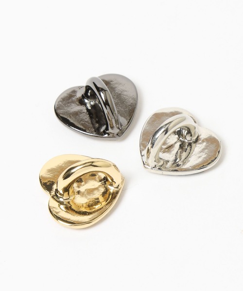 Me%(ミィパーセント)の「キーリングハートハンガー 495924(スマホグッズ・レディース・ベージュ/グレー/ブラック・FREE)」の5枚目の写真