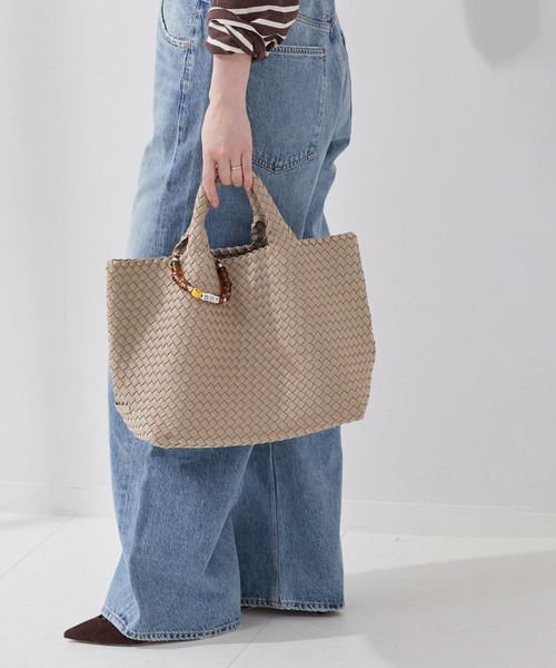 NAGHEDI/ナゲディ】ST BARTHS MEDIUM TOTE：トートバッグ