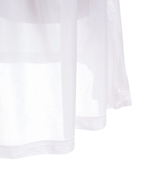 axes femme POETIQUE（アクシーズファムポエティック）の「ギャザーフリルワンピース（ワンピース・レディース・ホワイト/キナリ/ピンク・MEDIUM）」の18枚目の写真