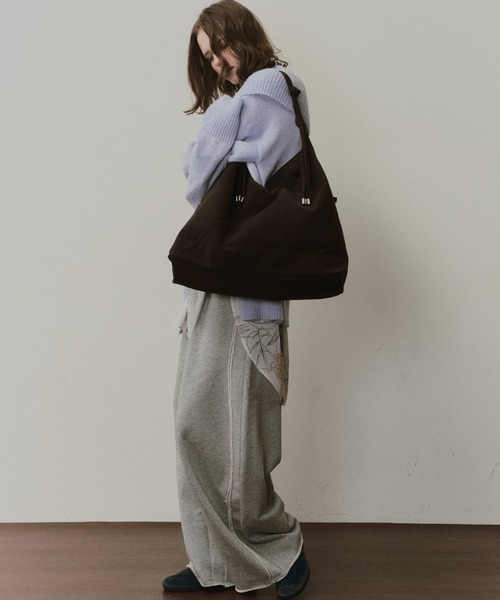 LE VERNIS（ル・ベルニ）の「LE VERNIS(ル・ベルニ) 《A4サイズ対応》Knot handle bag（トートバッグ・レディース・カーキ/ブラウン/ダークブラウン・FREE）」の19枚目の写真